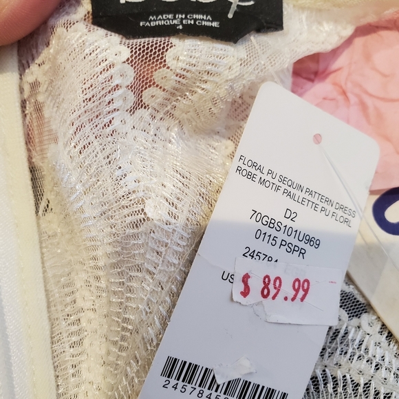 BEBE| womens lace dress| size 4 - Picture 3 of 6